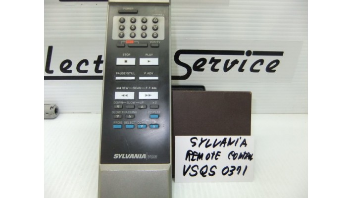 Sylvania VSQS0371 remote control
